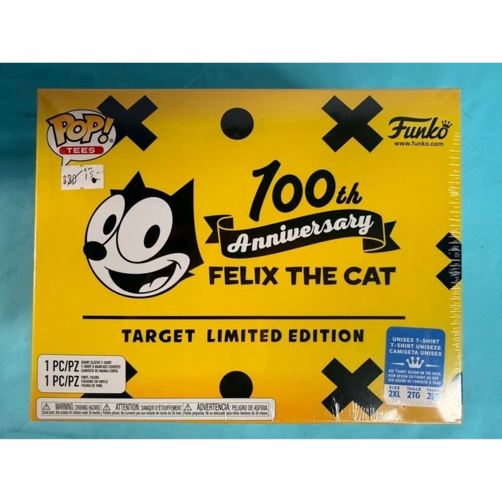 unko Pop! Tees Felix the Cat 100th Anniversary Target Limited Edition box set,